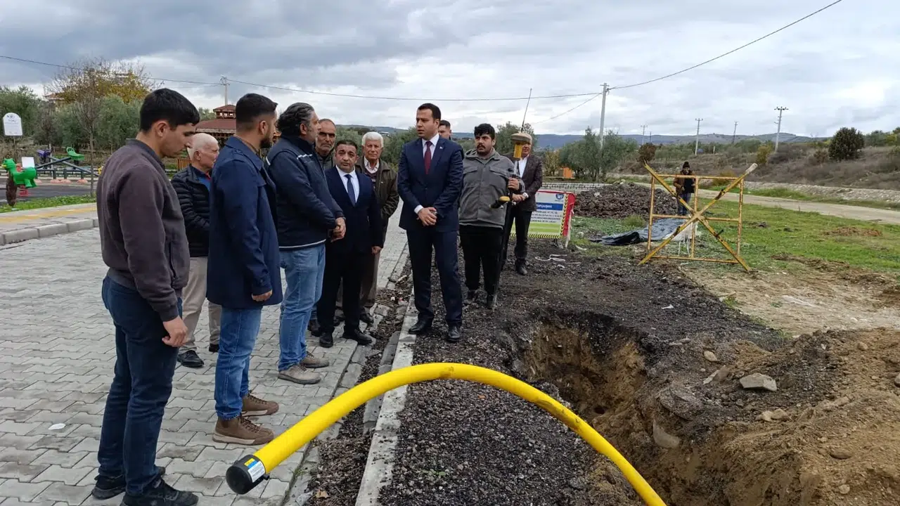 İlçeye doğalgaz için ilk adım atıldı