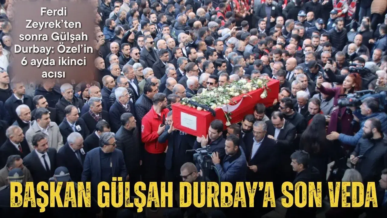 Başkan Gülşah Durbay’a son veda