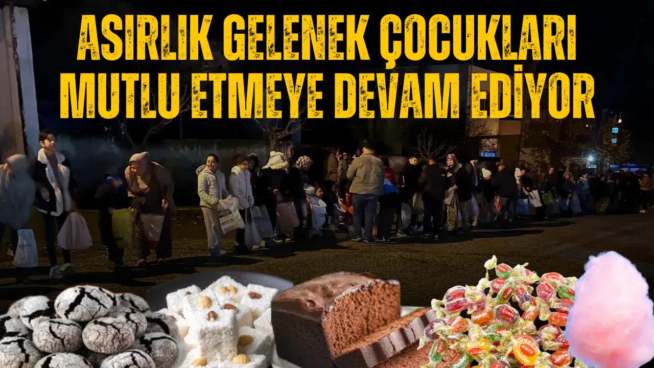 Asırlık gelenek çocukları mutlu etmeye devam ediyor