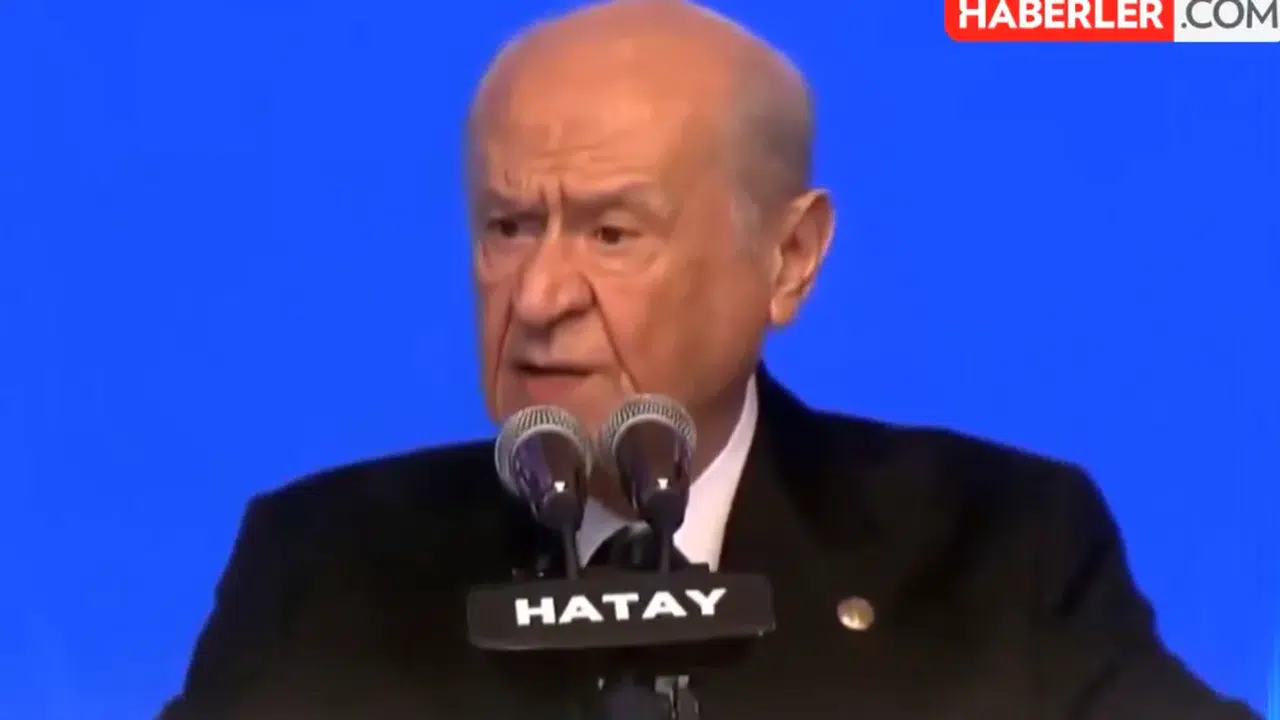 Devlet Bahçeli Hatay'da vatandaşa seslendi