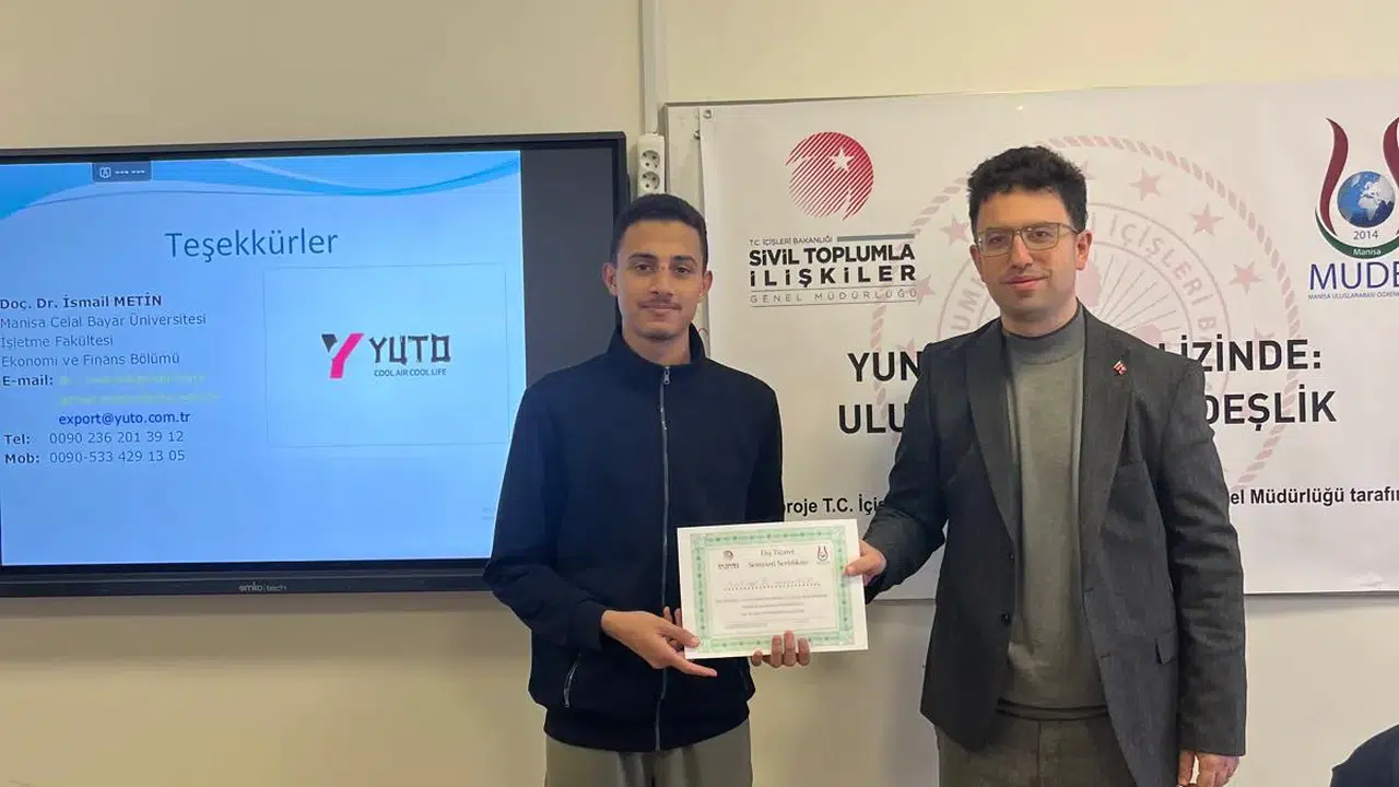 Uluslararası öğrenciler dış ticaretin inceliklerini Manisa’da öğrendi
