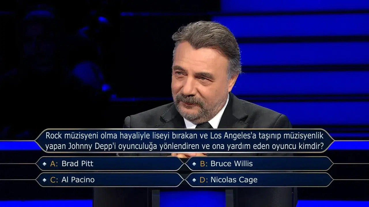 Müzisyeni olma hayaliyle liseyi bırakan ve Los Angeles'a taşınıp müzisyen olmaya çalışan Johnny Depp'i oyunculuğa yönlendiren ve ona yardım eden oyuncu kimdir?