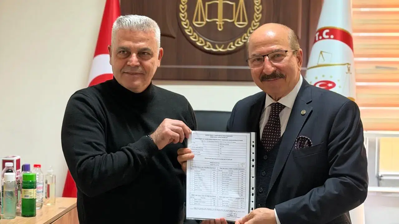 MESO Başkanı Bahattin Akyüz mazbatasını aldı