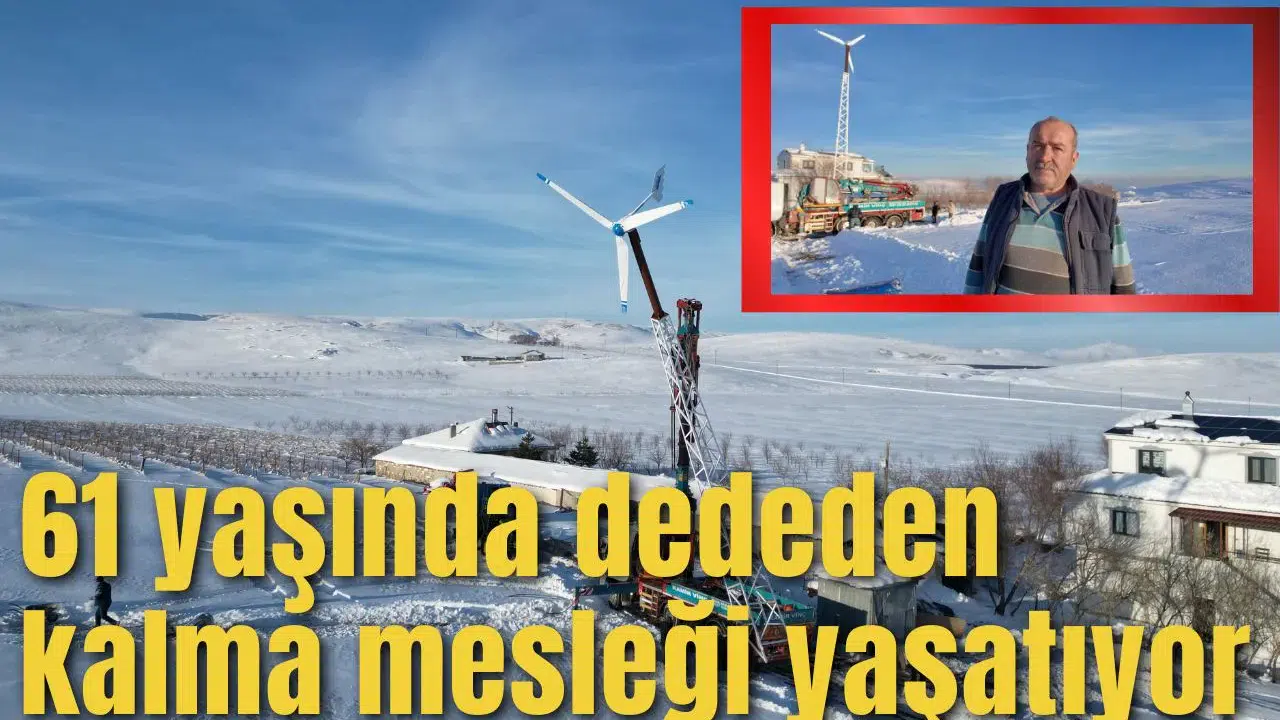 61 yaşında dededen kalma mesleği yaşatıyor