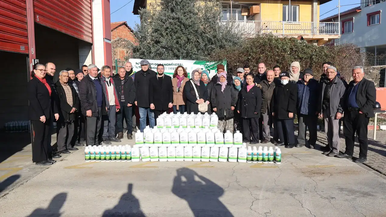 Zirai don mağduru üreticilere gübre ve aminoasit desteği