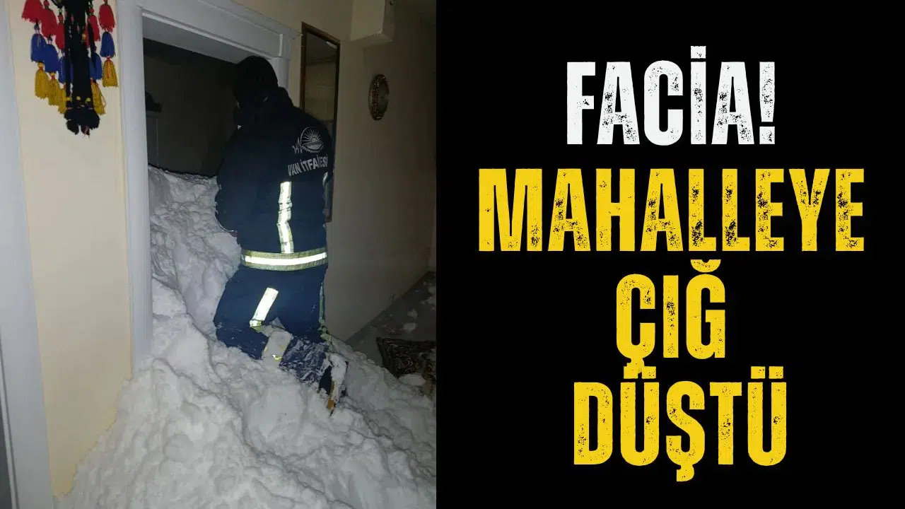 Facia! Mahalleye çığ düştü: 1 kişi kayıp, 22 ev boşaltıldı