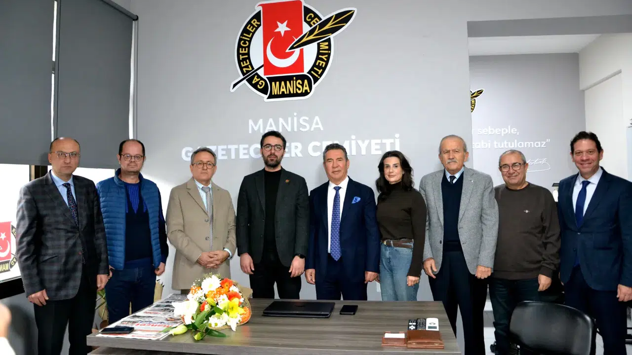 Manisa Kent Konseyinden Gazeteciler Cemiyeti’ne ziyaret