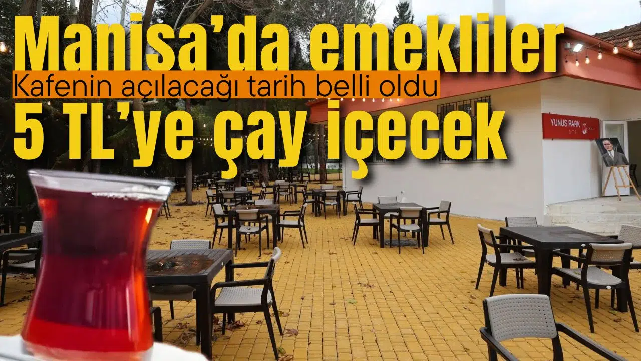 Emeklilere bu kafede çay 5 TL: Kafenin açılacağı tarih belli oldu