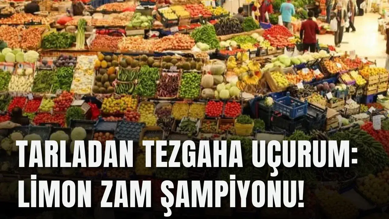 TARLADAN TEZGAHA UÇURUM: LİMON ZAM ŞAMPİYONU!