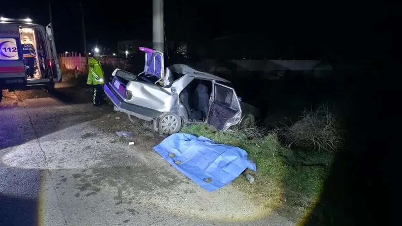 Manisa'da feci kaza: 1 ölü, 2 yaralı