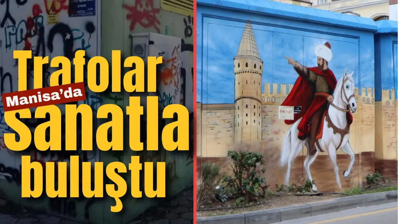 Manisa’nın trafoları sanatla buluştu