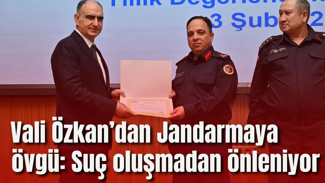 Vali Özkan’dan Jandarmaya övgü: Suç oluşmadan önleniyor