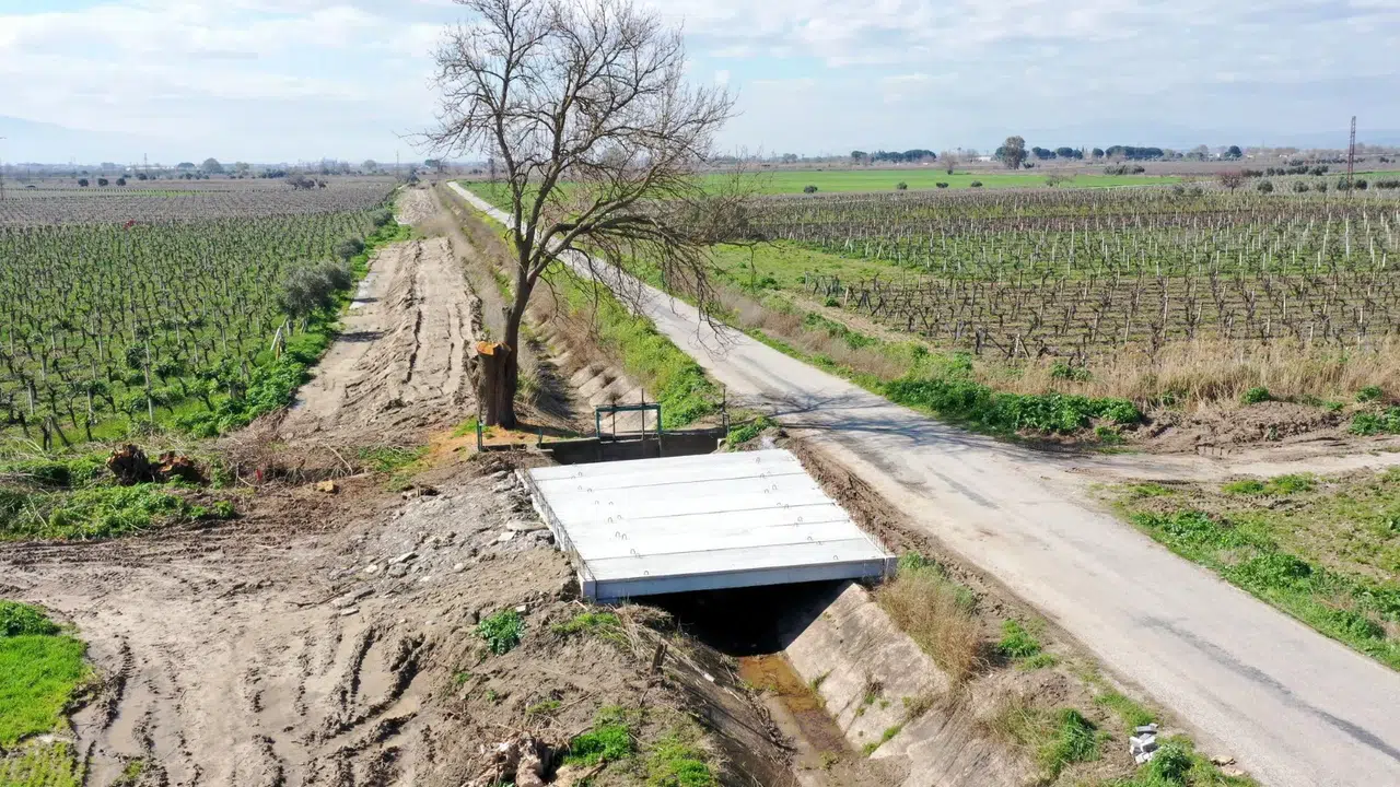 Bu köprü çiftçilere zaman tasarrufu yaratıyor