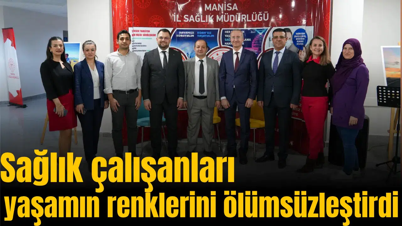 Sağlık çalışanları yaşamın renklerini ölümsüzleştirdi