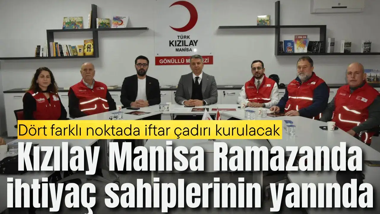 Kızılay Manisa Ramazanda ihtiyaç sahiplerinin yanında
