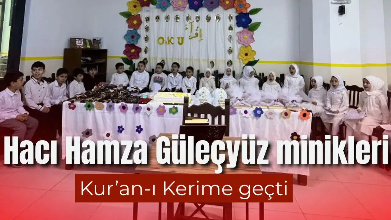 Hacı Hamza Güleçyüz öğrencileri Kur’an-ı Kerime geçti