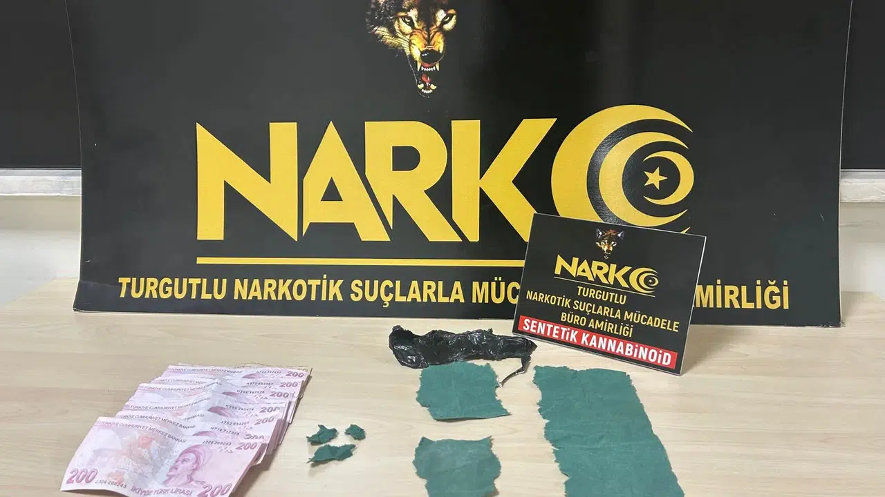 Turgutlu'da polisten uyuşturucu operasyonu