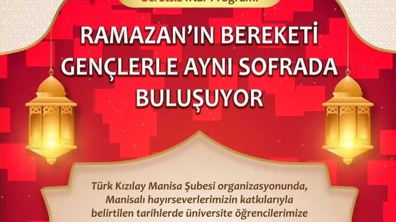 Türk Kızılay'dan öğrencilere iftar desteği
