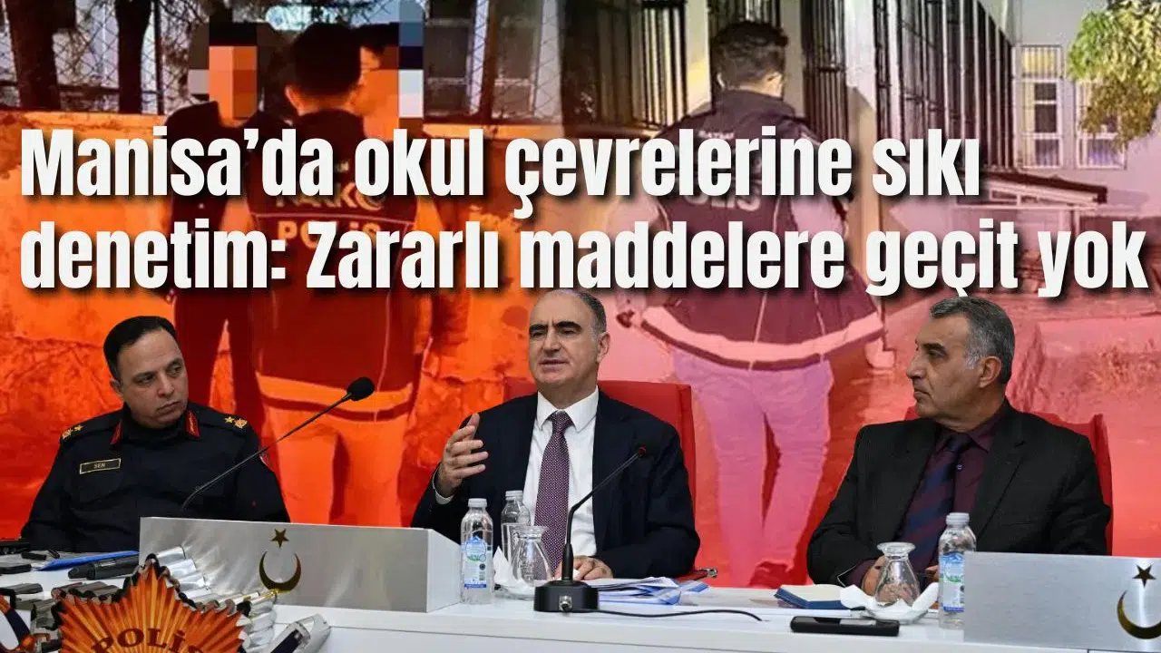Manisa’da okul çevrelerine sıkı denetim: Zararlı maddelere geçit yok