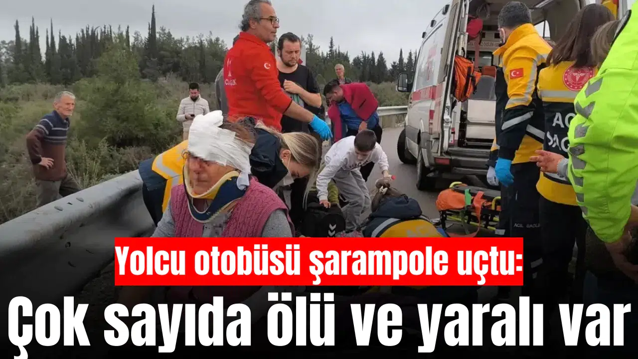 Yolcu otobüsü şarampole uçtu: Çok sayıda ölü ve yaralı var