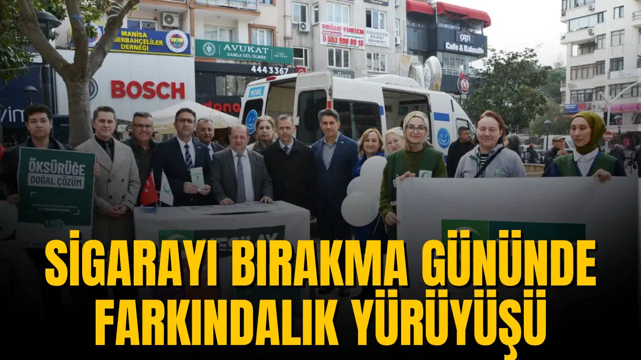SİGARAYI BIRAKMA GÜNÜNDE FARKINDALIK YÜRÜYÜŞÜ