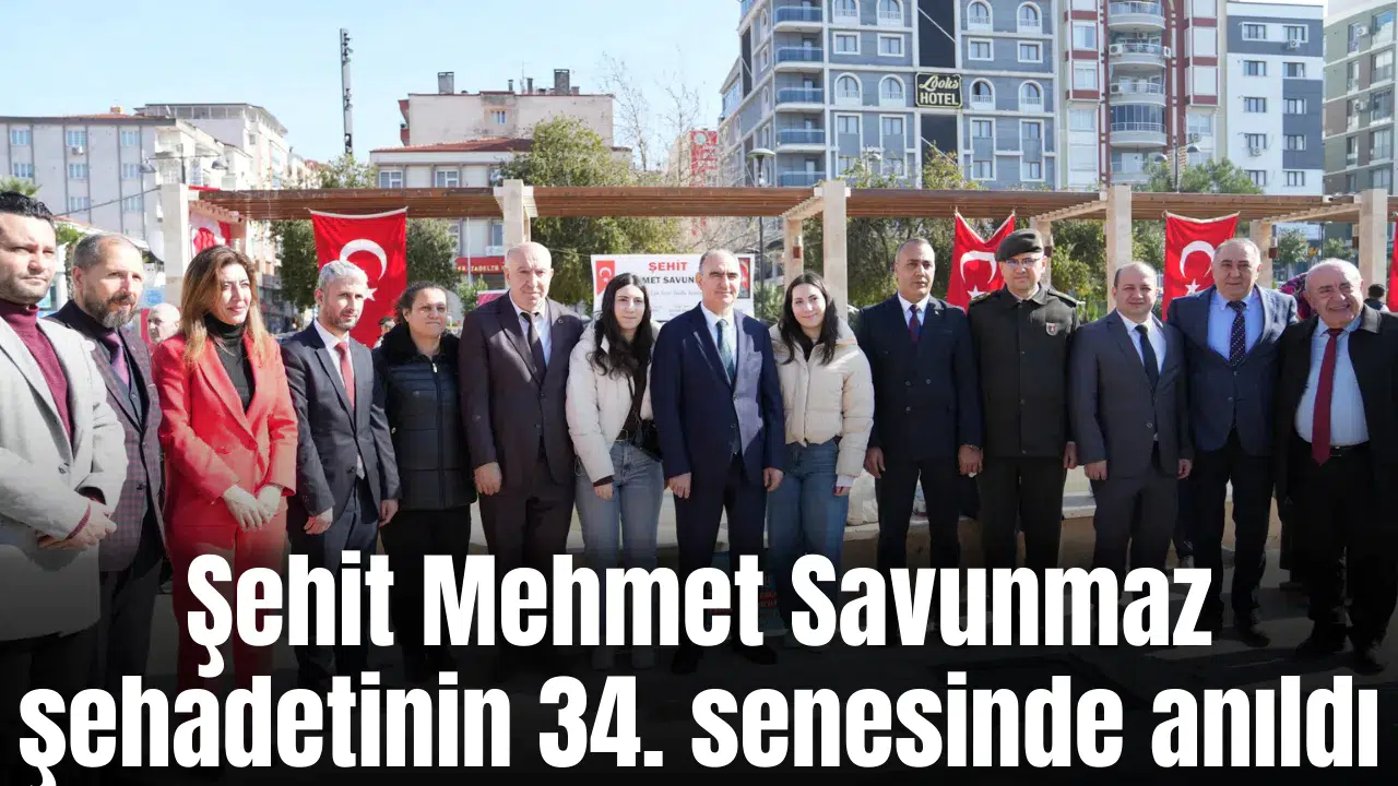 Şehit Mehmet Savunmaz anıldı