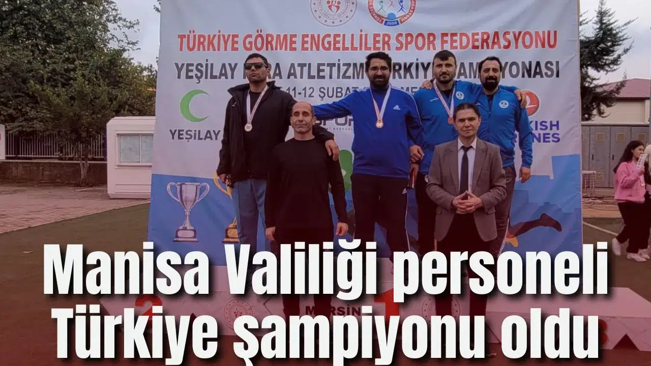 Manisa Valiliği personeli Türkiye şampiyonu oldu