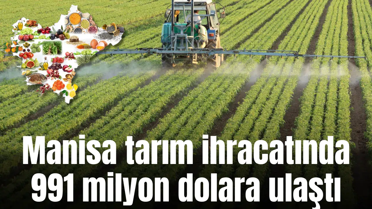 Manisa tarım ihracatında 991 milyon dolara ulaştı
