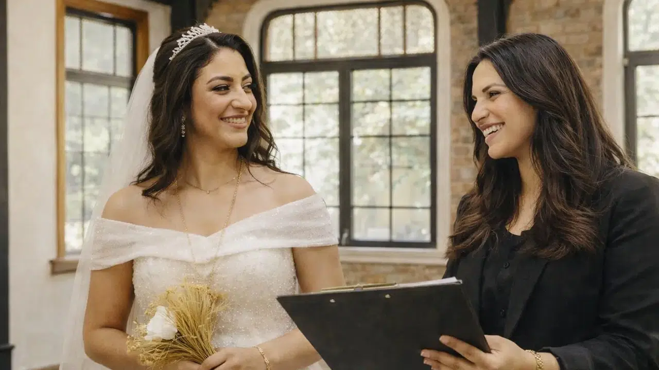 Gelin koçu gelin adayların yanında