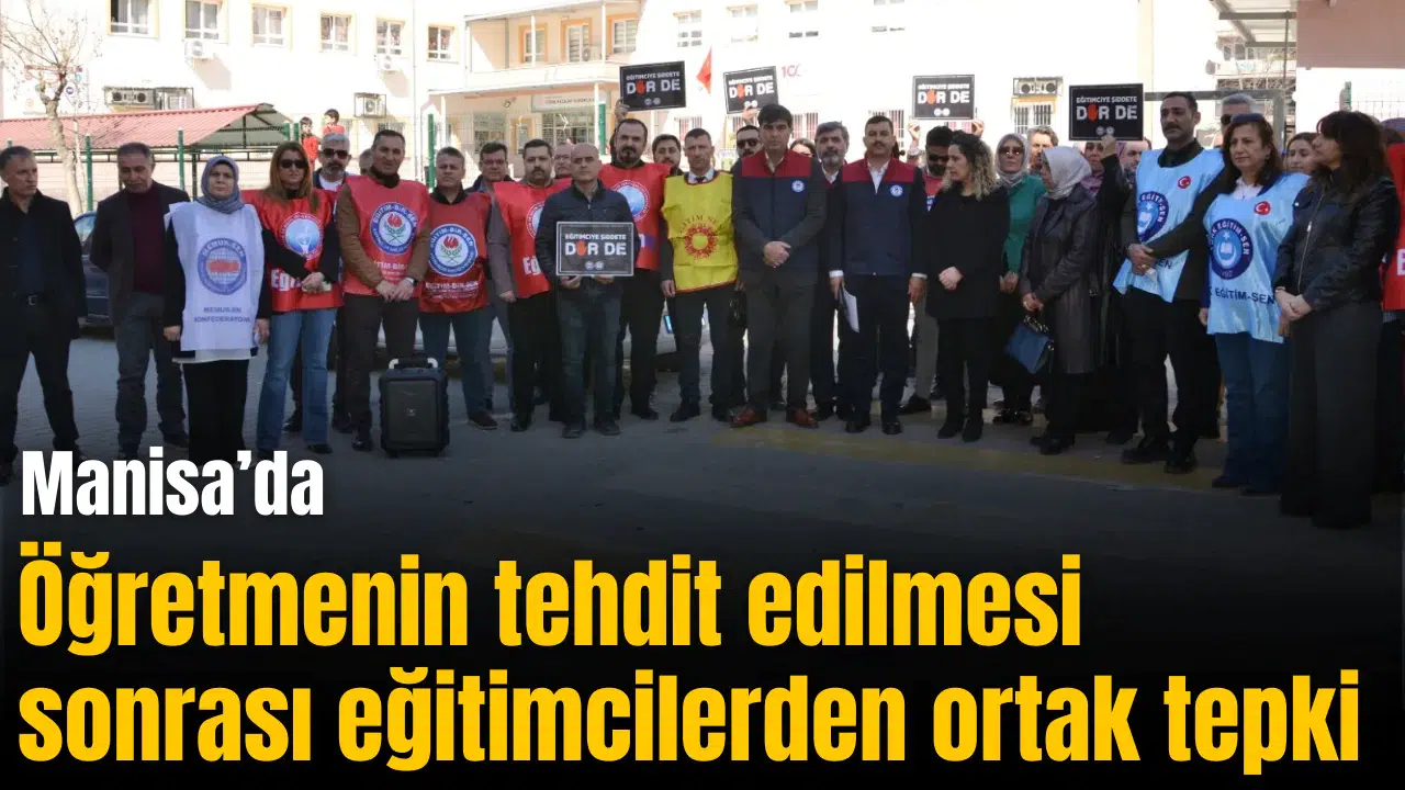 Öğretmenin tehdit edilmesi sonrası eğitimcilerden ortak tepki