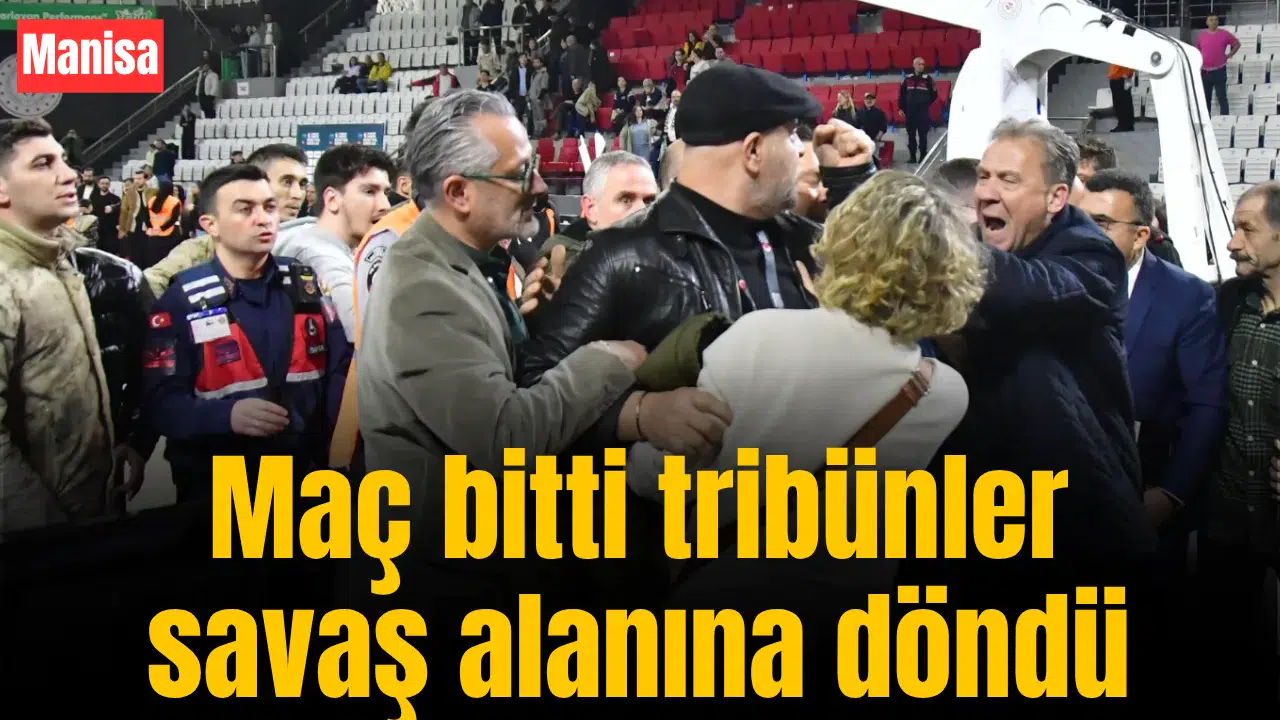 Glint Manisa Basket-Karşıyaka maçı savaş alanına döndü