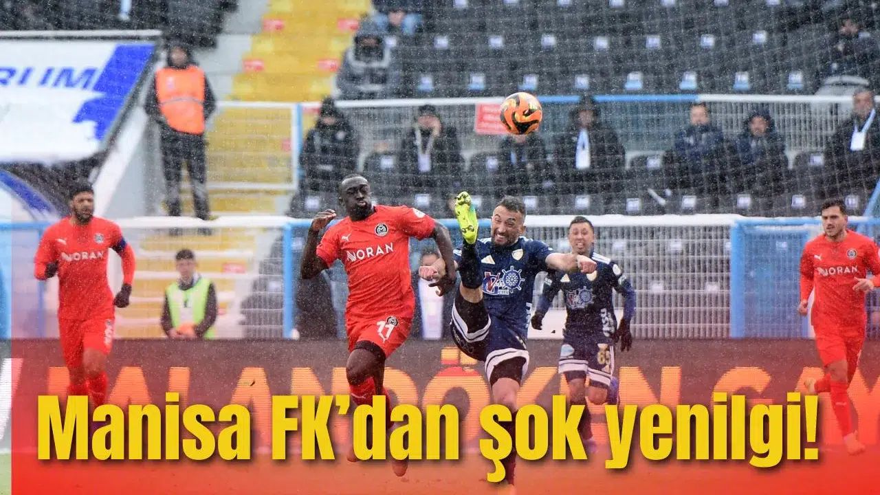 Manisa FK Erzurum’da dondu kaldı