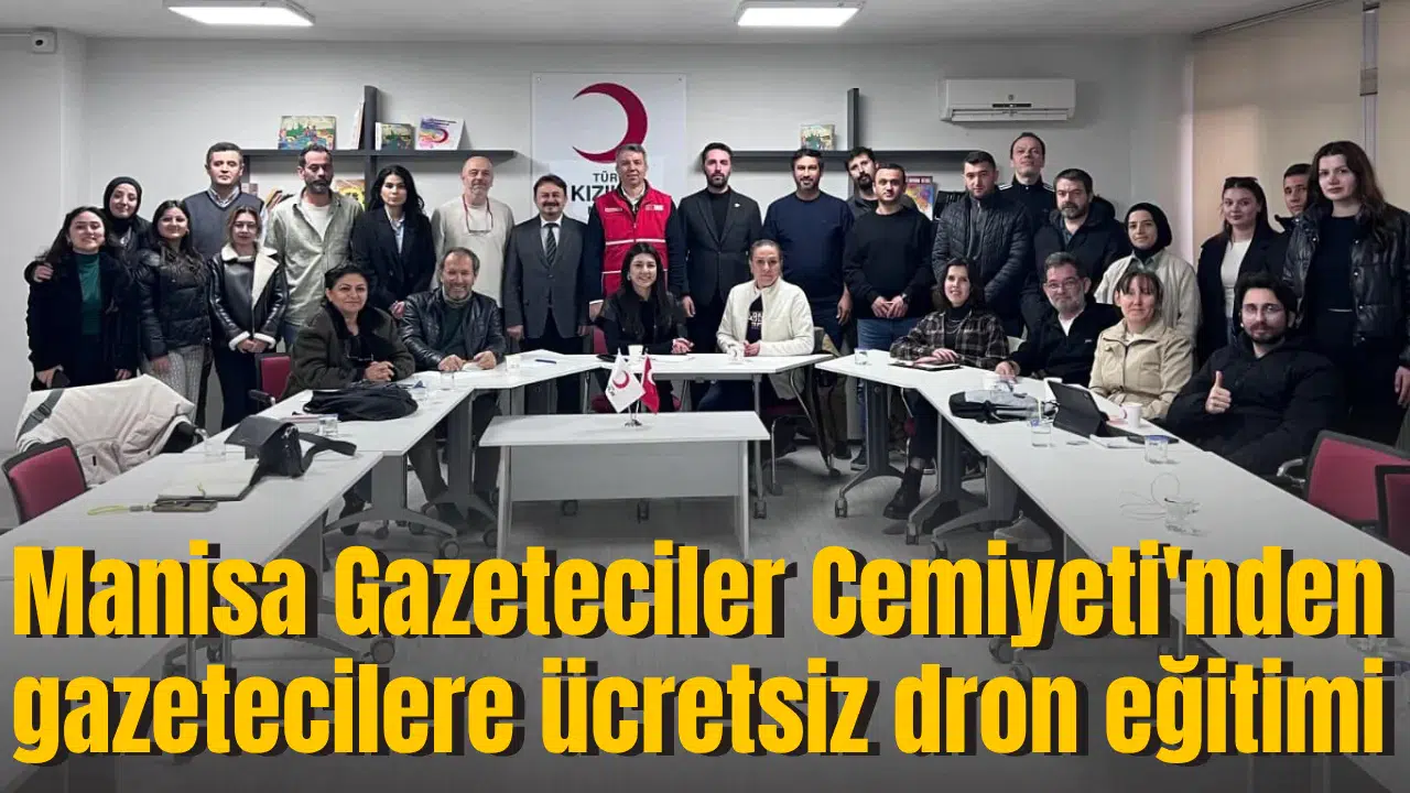 Manisa Gazeteciler Cemiyeti'nden gazetecilere ücretsiz dron eğitimi