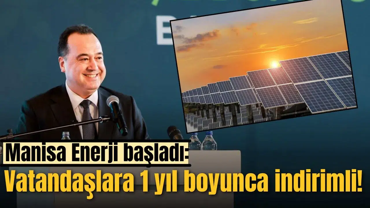 Manisa'da yeşil dönüşüm başladı: Vatandaşlara 1 yıl boyunca indirimli!