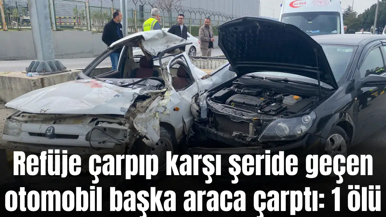 Manisa'da feci kaza: 1 ölü
