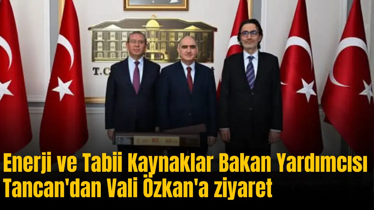 Enerji ve Tabii Kaynaklar Bakan Yardımcısı Tancan'dan Vali Özkan'a ziyaret