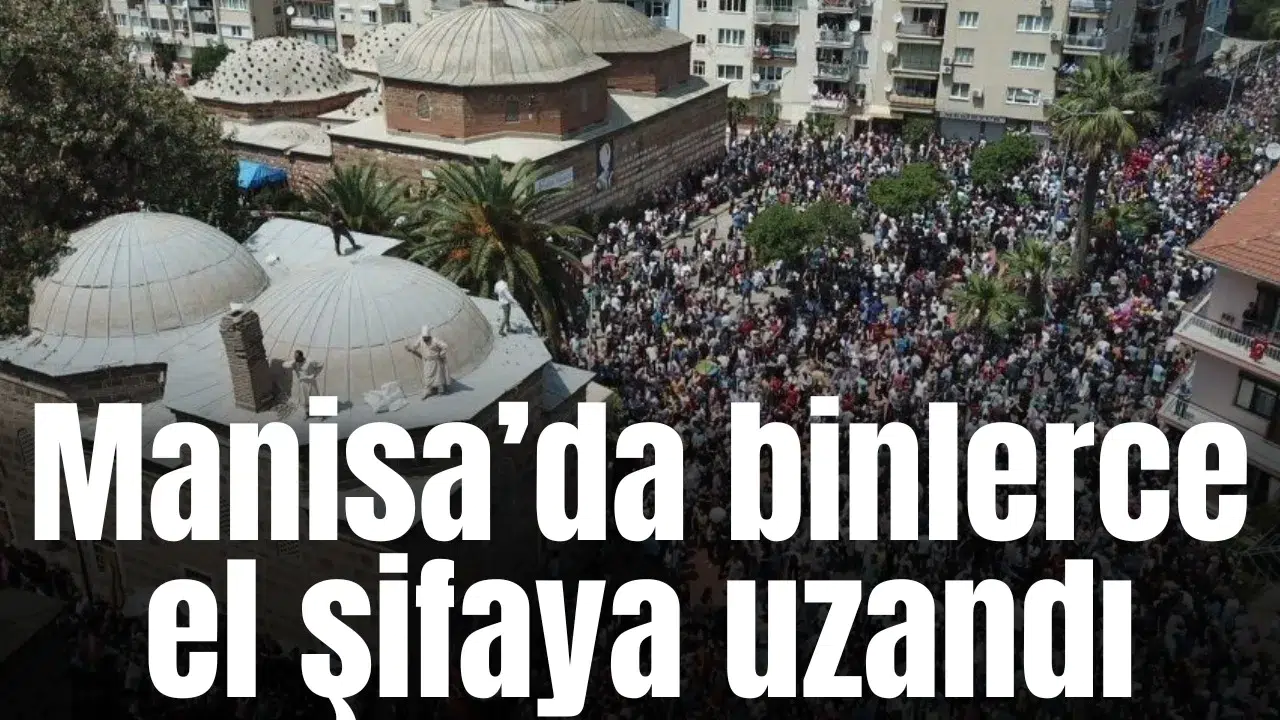 Binlerce el şifaya uzandı  10 ton mesir macunu halka saçıldı