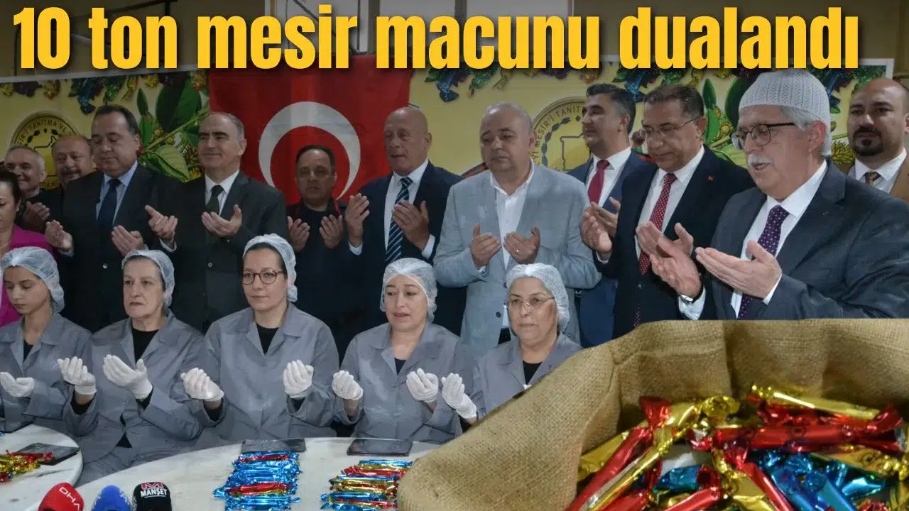 10 ton mesir macunu dualandı