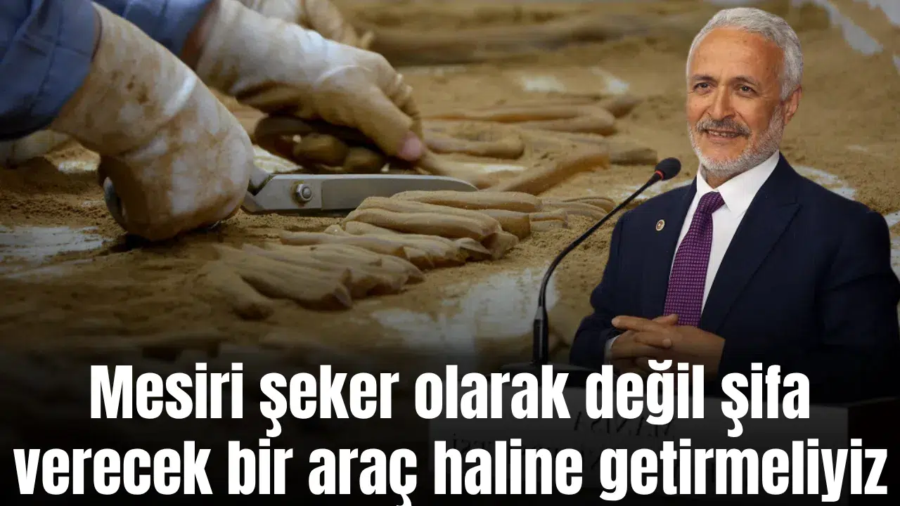 Mesiri şeker olarak değil şifa verecek bir araç haline getirmeliyiz