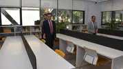 Kaymakam Güldoğan spor merkezi faaliyetleri hakkında bilgi aldı