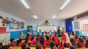 İlkokul öğrencilerinden muhtarlar günü etkinliği