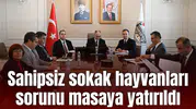 Sahipsiz sokak hayvanları sorunu masaya yatırıldı