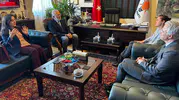 Yasemin Akıncılar Minguzzi, Yenişehirlioğlu’nu ziyaret etti
