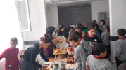 Manisalı öğrenciler Gazze için gıda standı açtı