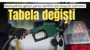 Akaryakıta gece yarısı tarihin en büyük zammı! Tabela değişti