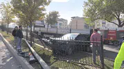 Öndeki araca makas atarken ölümden döndü