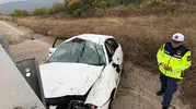 Sağanak yağış kazaya neden oldu