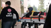 Fabrikada feci kaz! Makine motoru işçinin kafasına çarptı