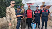 Yaşlı kadın 2 gün sonra sağ salim bulundu