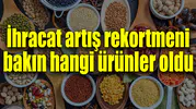 İhracat artış rekortmeni bakın hangi ürünler oldu